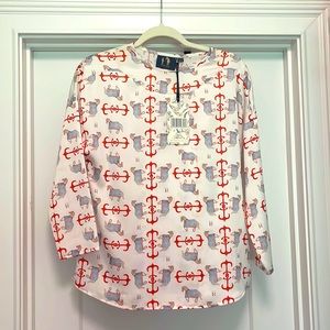 Rönner Design horse print blouse